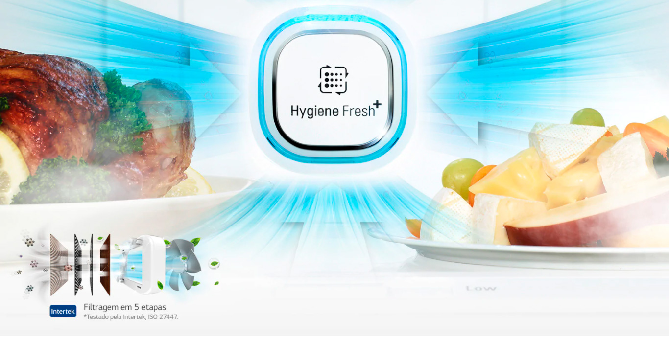 Geladeira LG Automático Side by Side - 601L New Lancaster Instaview GC-X247CSB1